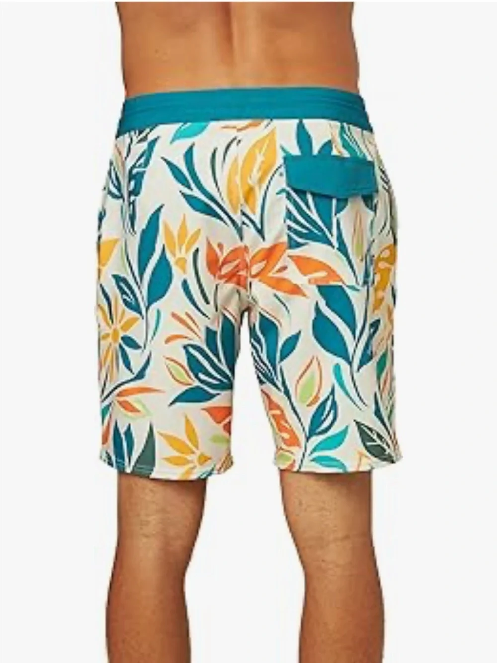 O’Neill Sol Cruzer Men's Tropical 19” Board Shorts Size 33 NWOT